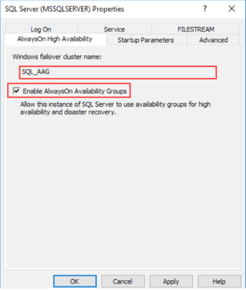 Enable Always On availability group feature
