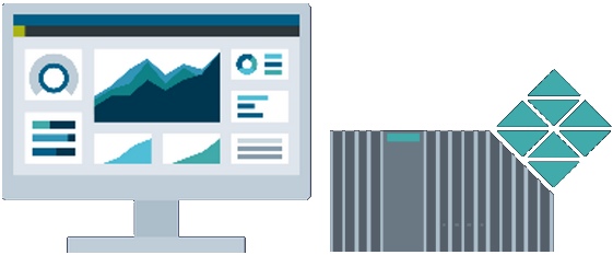 Symbolische Grafik SIMATIC Edge Dashboard