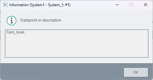 Information window
