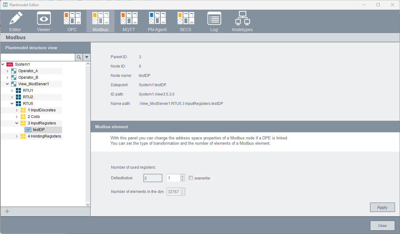 Modbus - Node